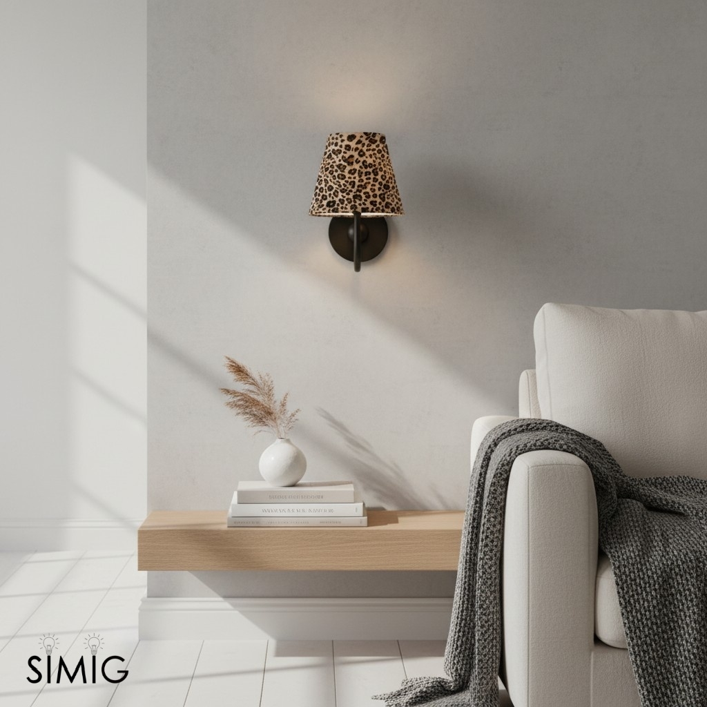 Luvora Modern Pleated Shade Wall Lamp for Bedroom & Living Room T036