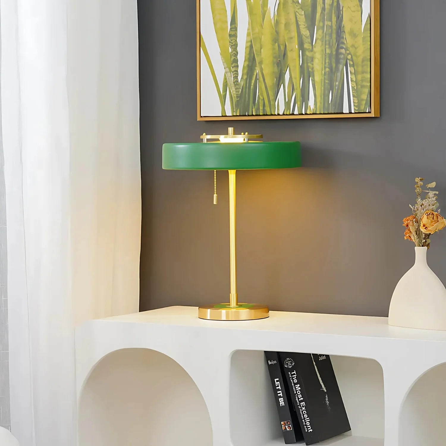 Radiant Tower of Light Minimalist Metal Table Lamp T2027