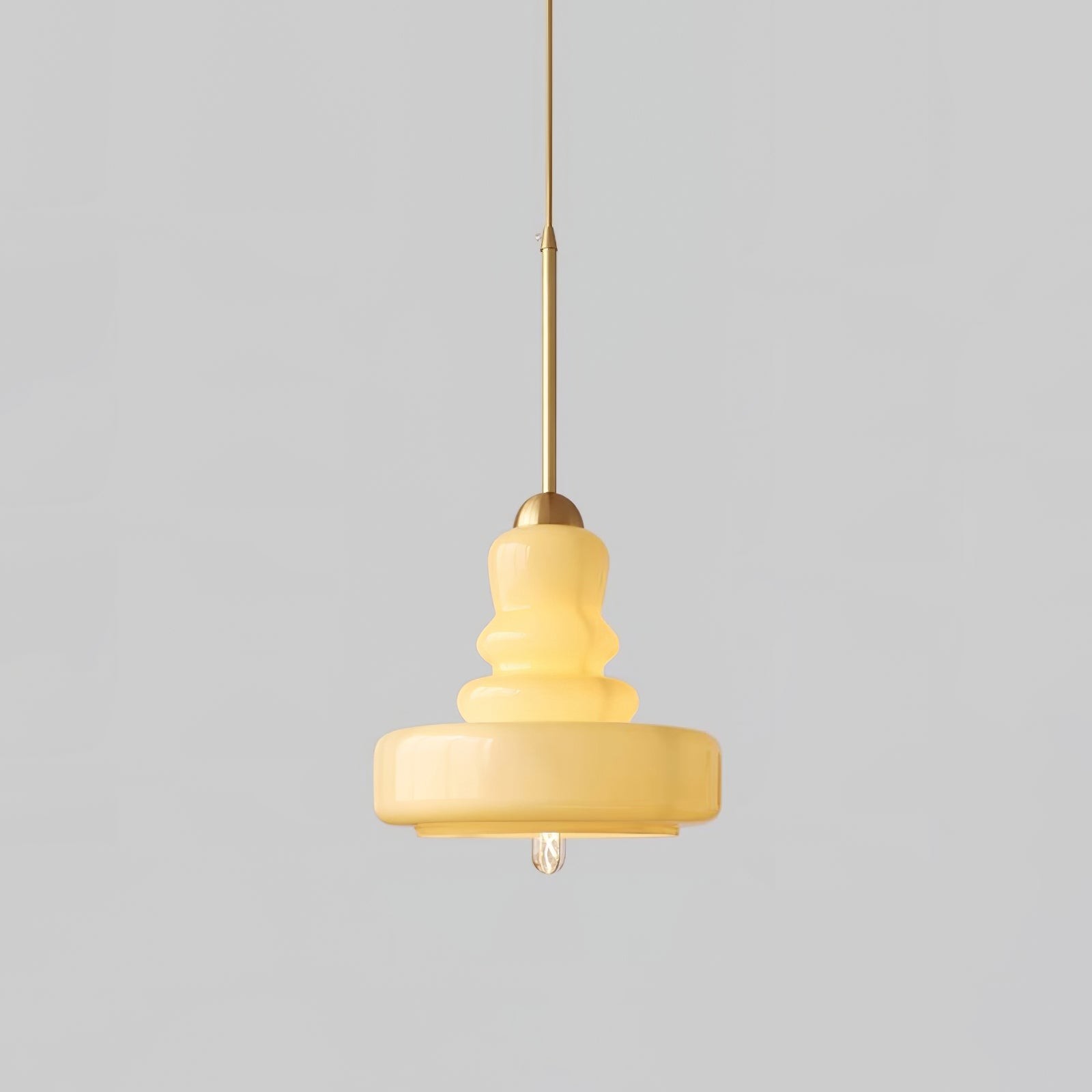 Mid Century Modern Gourd Glass Pendant Light M113