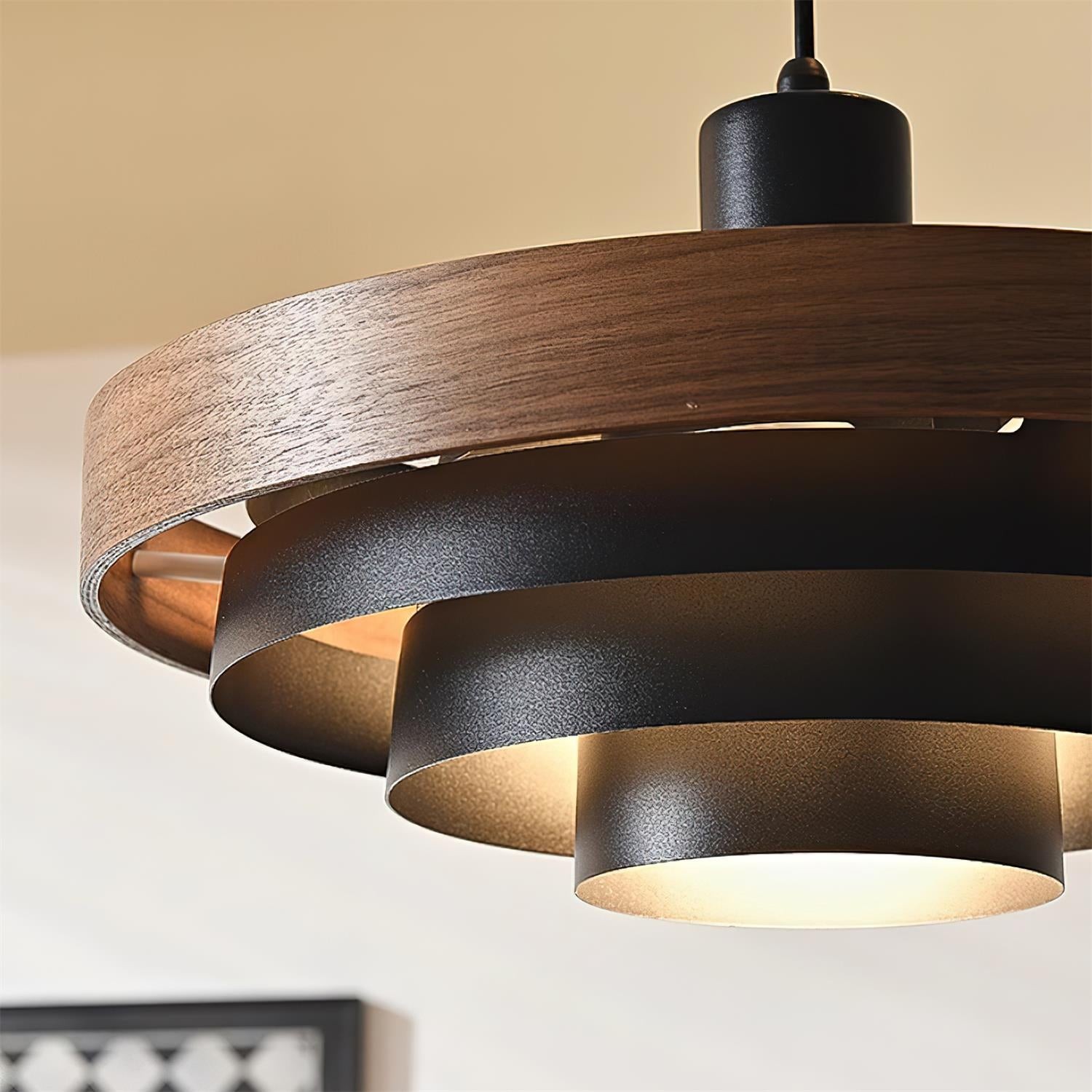 Layervelle Nordic Multi-Tiered Drum Shade Pendant Light M178