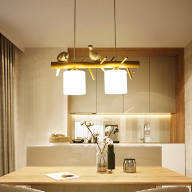 BIRDY Wooden Pendant Light