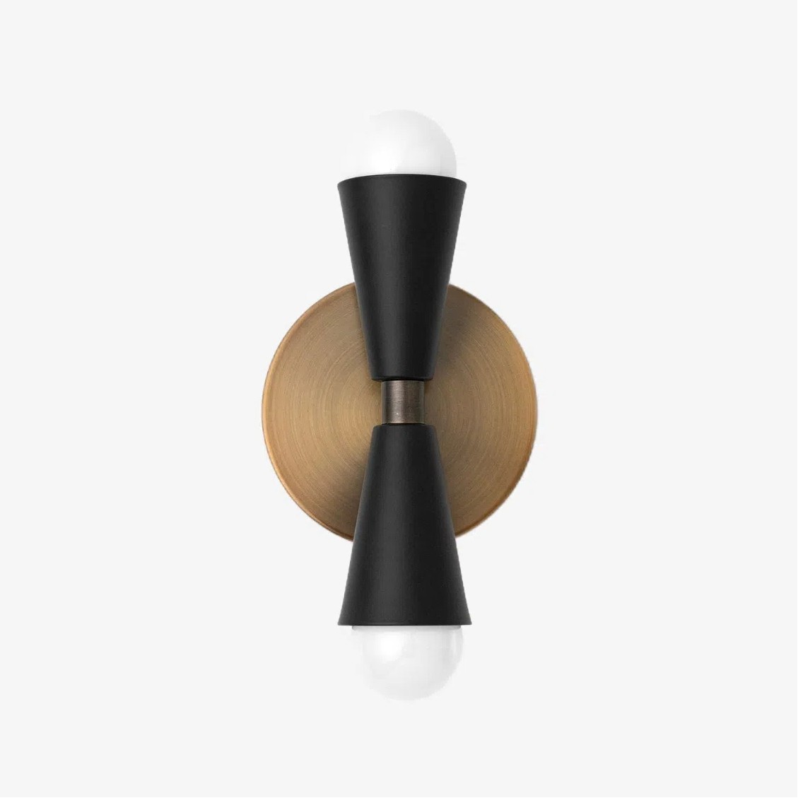Pyralis  Cone Shade  Double Wall Light - Contemporary Living Room Glow T334