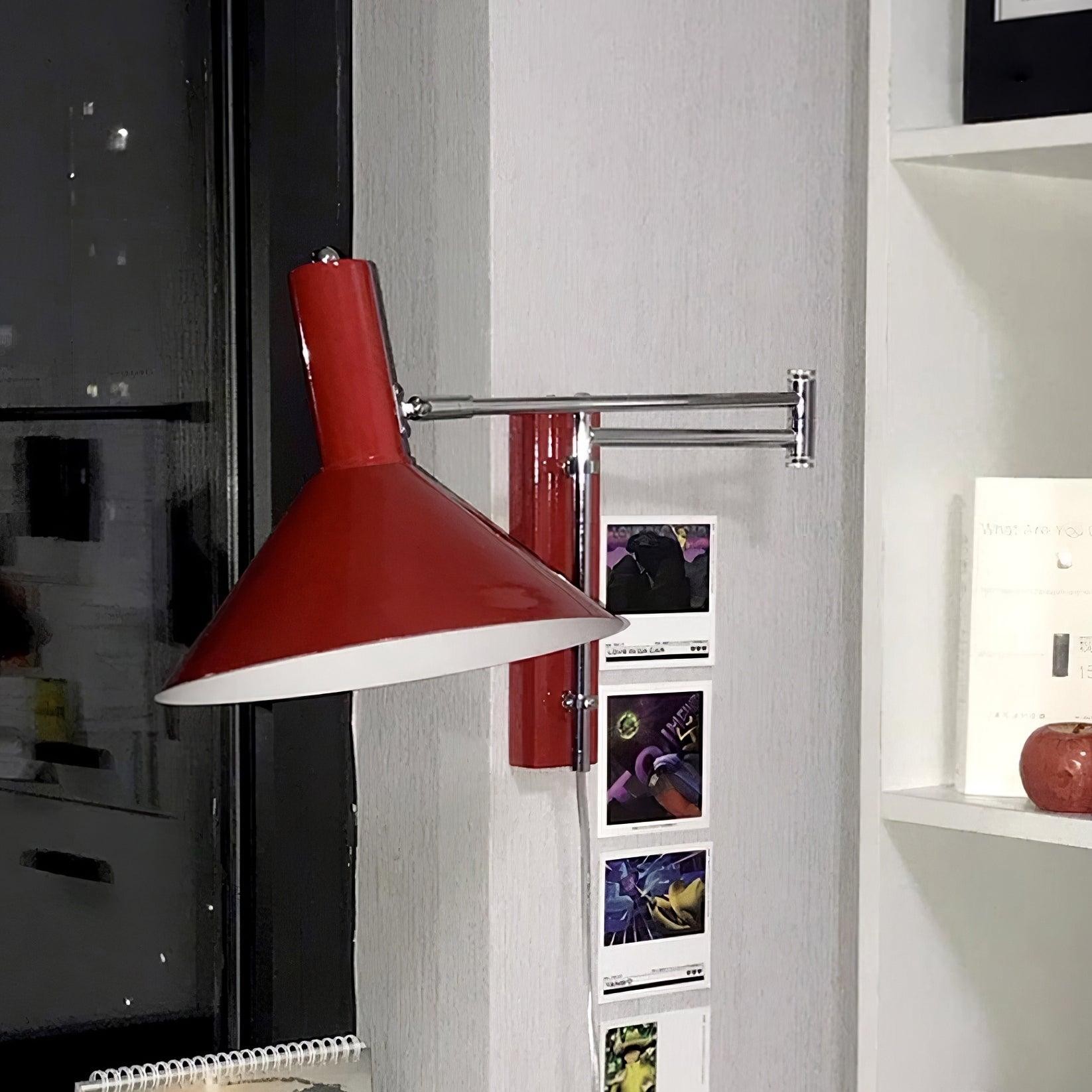 Classic Modern Swing Arm Adjustable Bedside Reading Wall Lamp M19