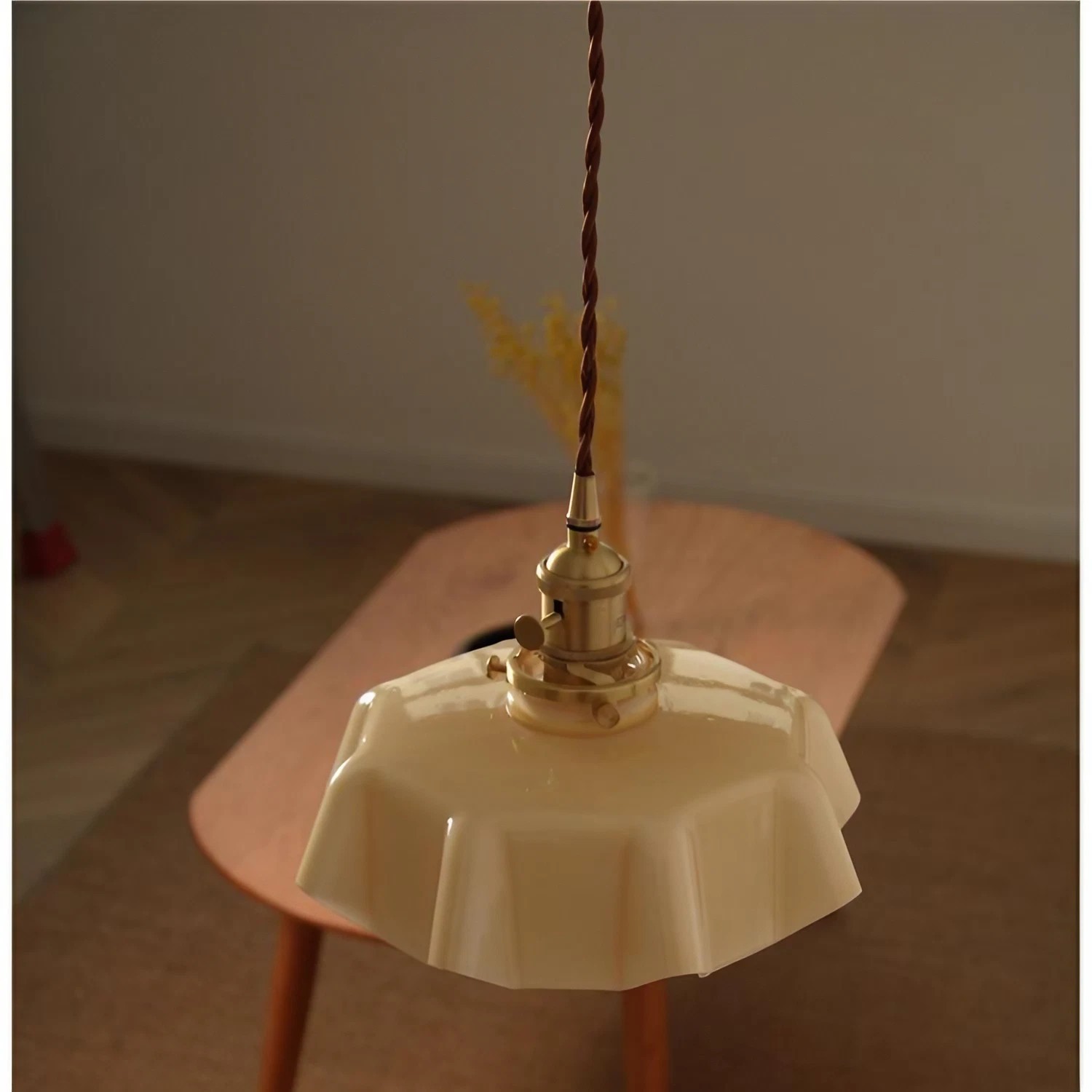 Retro Minimalist Glass Pendant Light