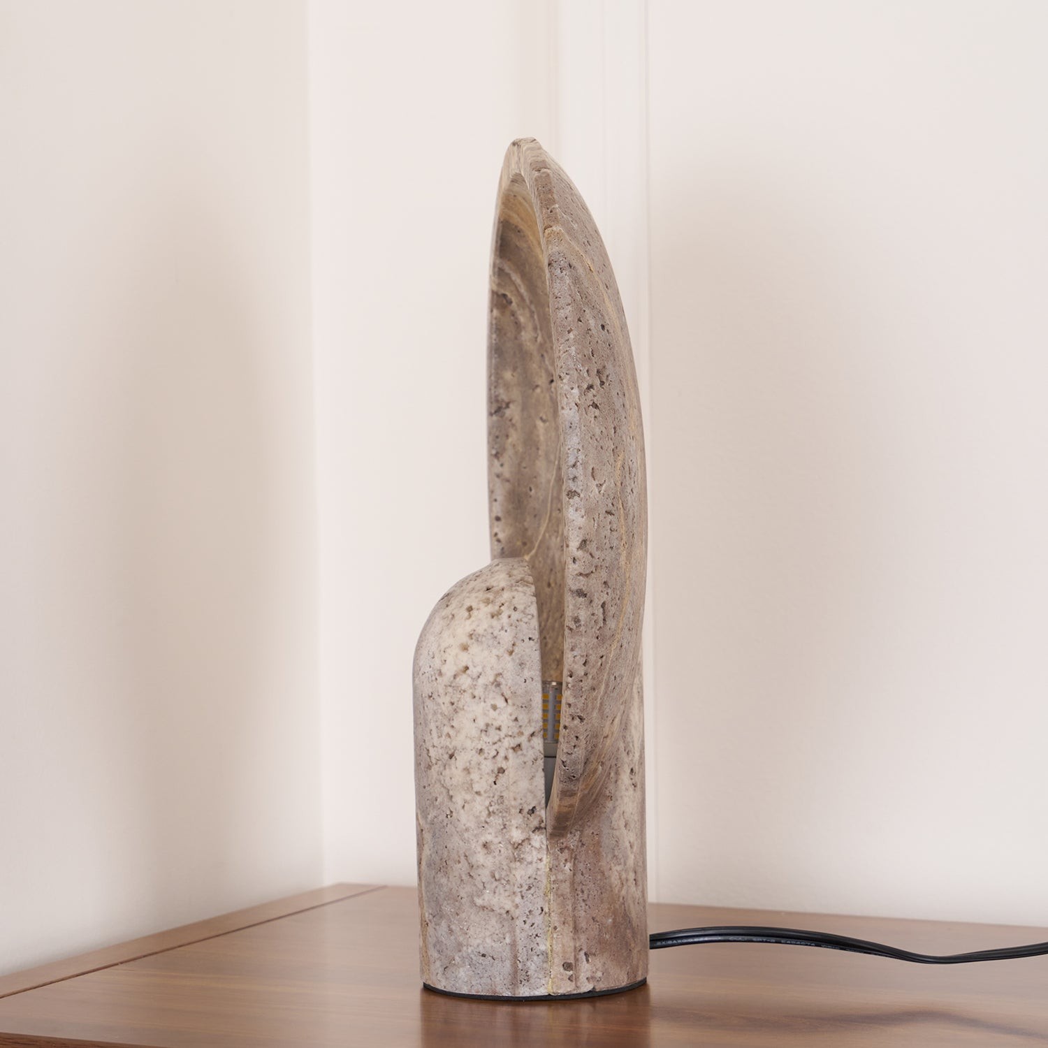 Wabi-sabi Style Eclipse Stone Table Lamp G18
