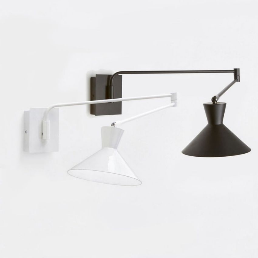 Concise Black Wall Lamp