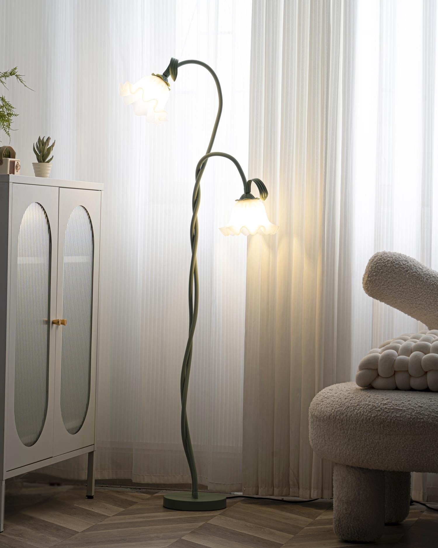 Creative Multi-Head Winding Flower Shape Floor Lamp M75