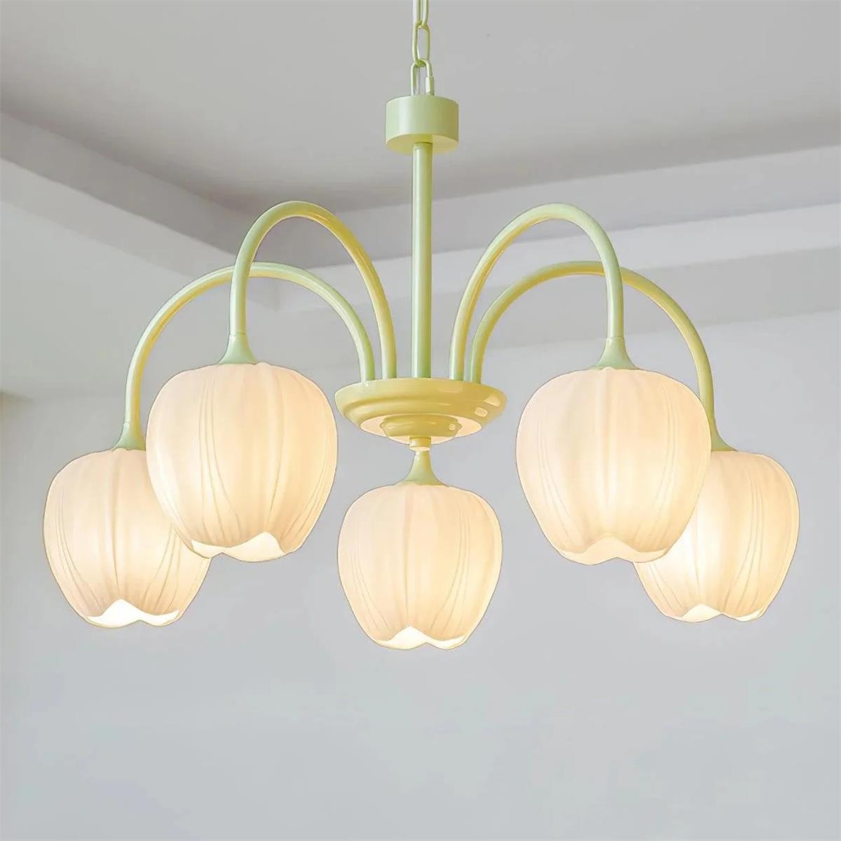 Tulip Matcha Chandelier T1588