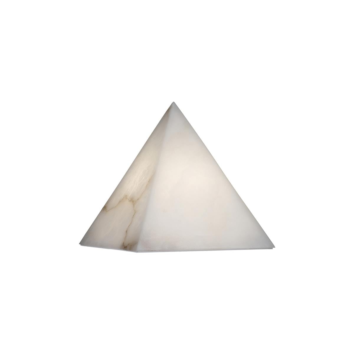 Alabaster Pyramid Table Lamp T1652