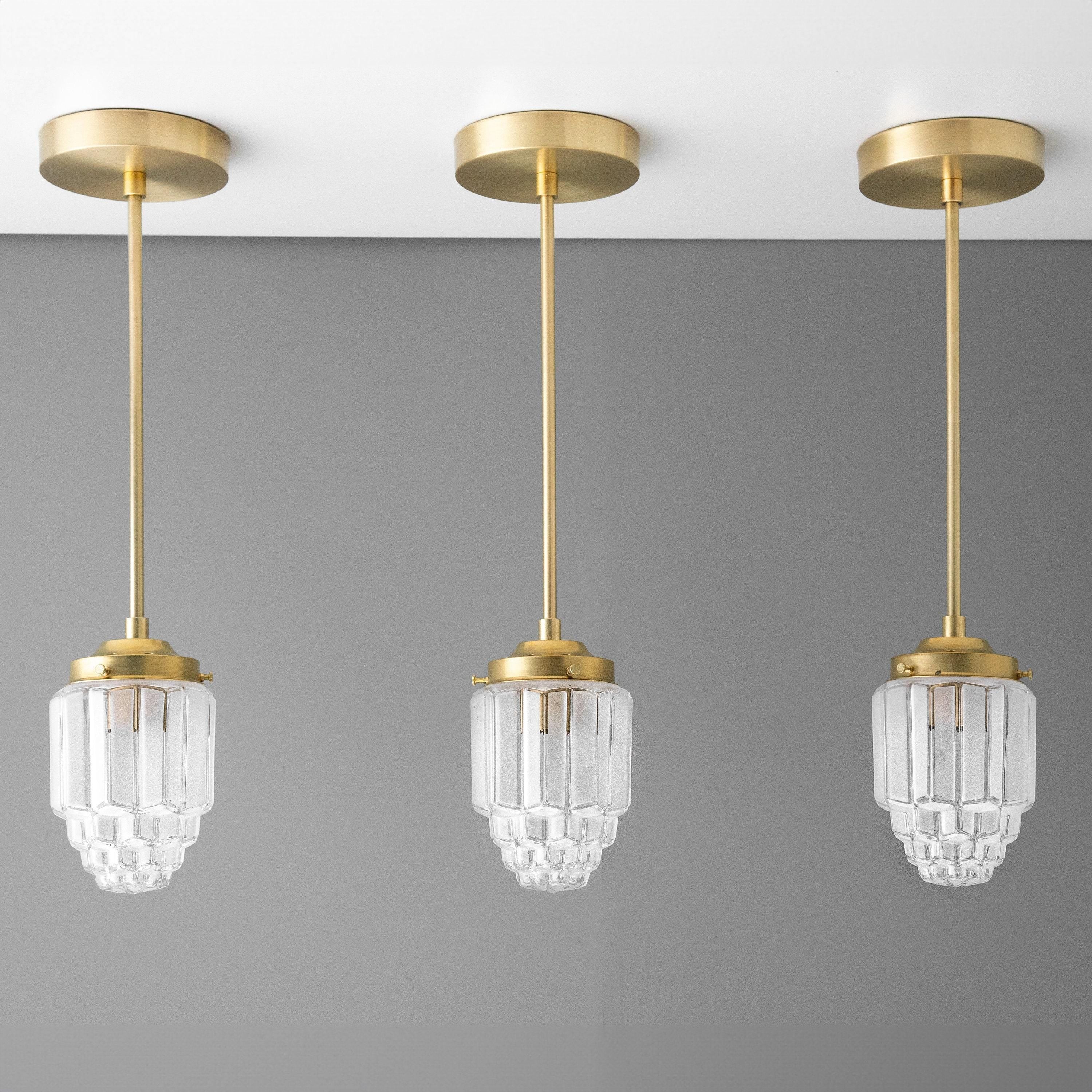 Tierlux Glass Pendant Light - Art Deco Globe Design T347