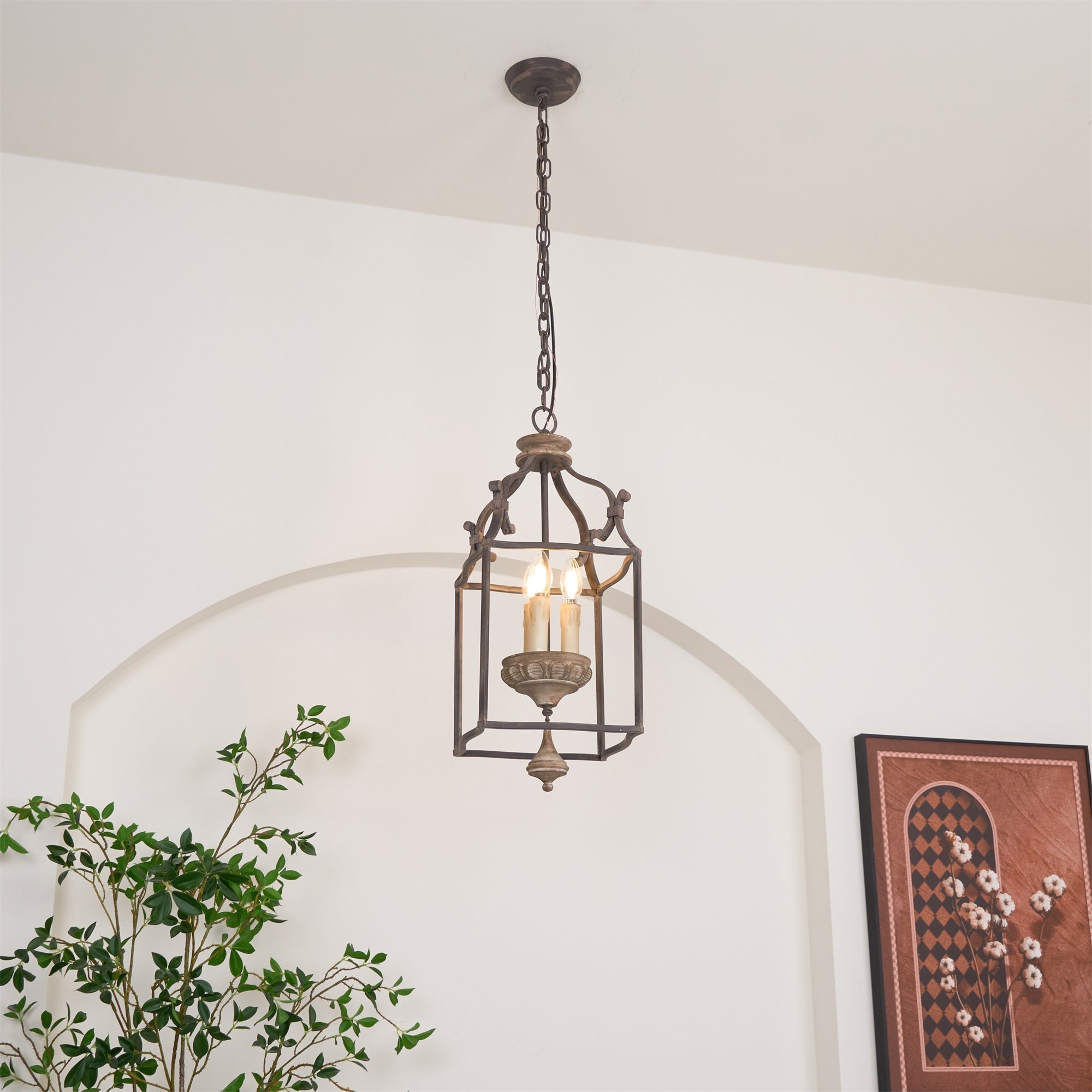 Traditional Birdcage Chandelier T1749
