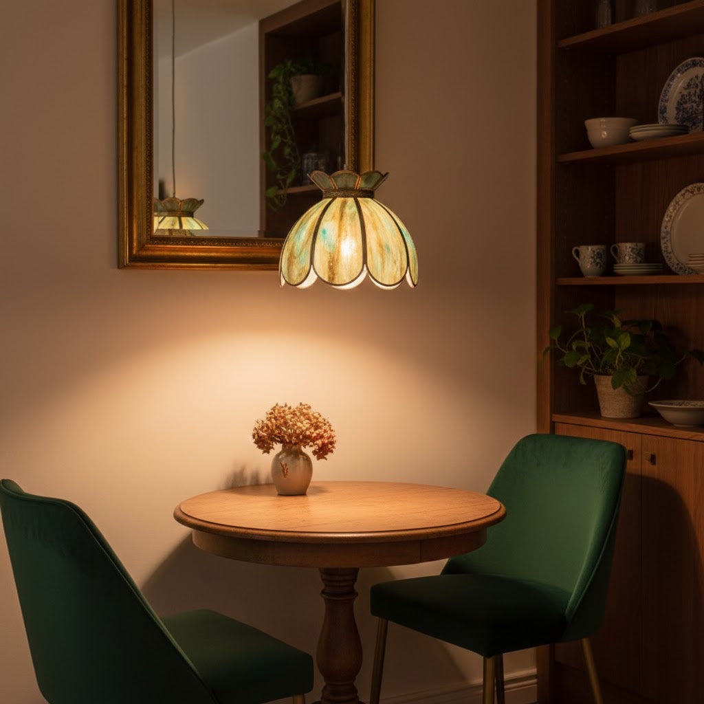 Retro Lotus Pendant Lamp T1806
