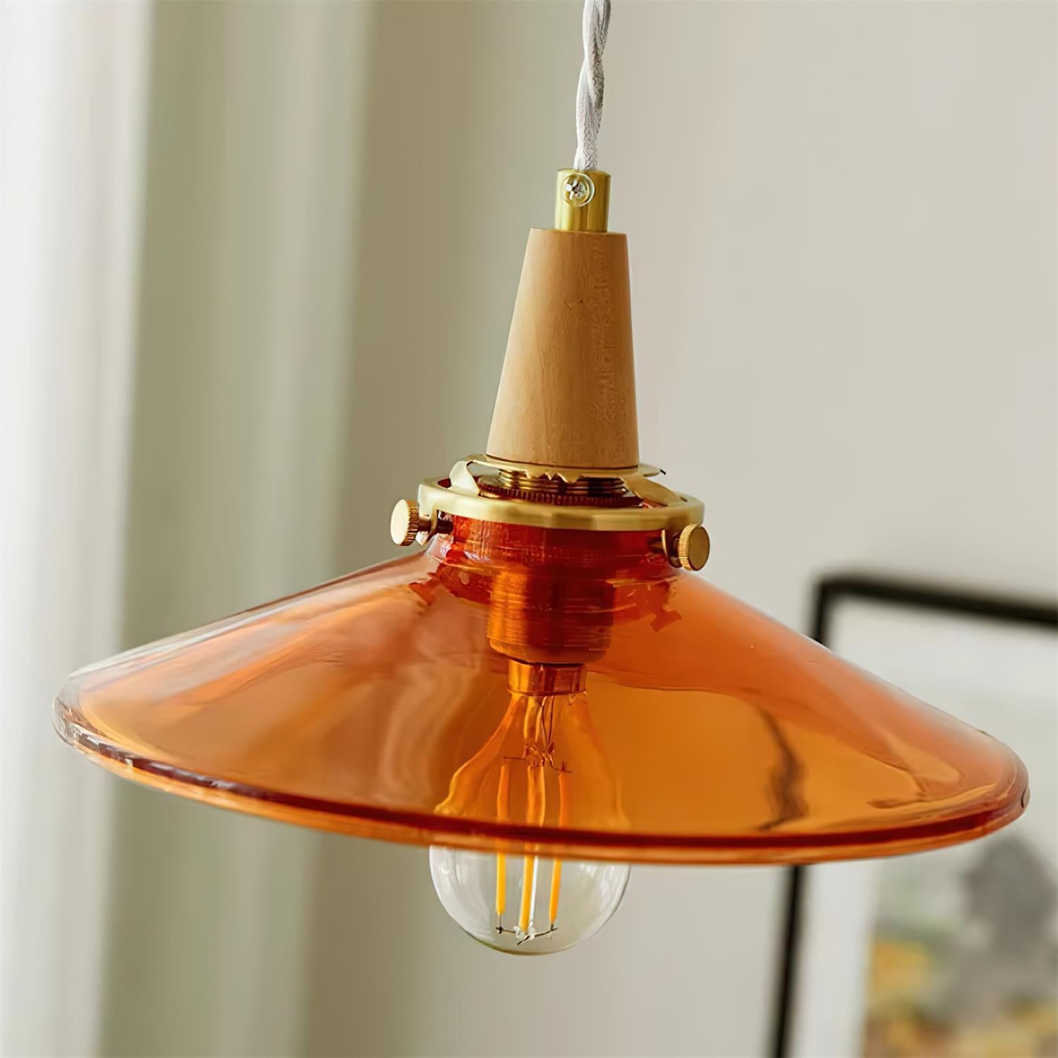 Nordic Brass Glass Pendant Lamp M185