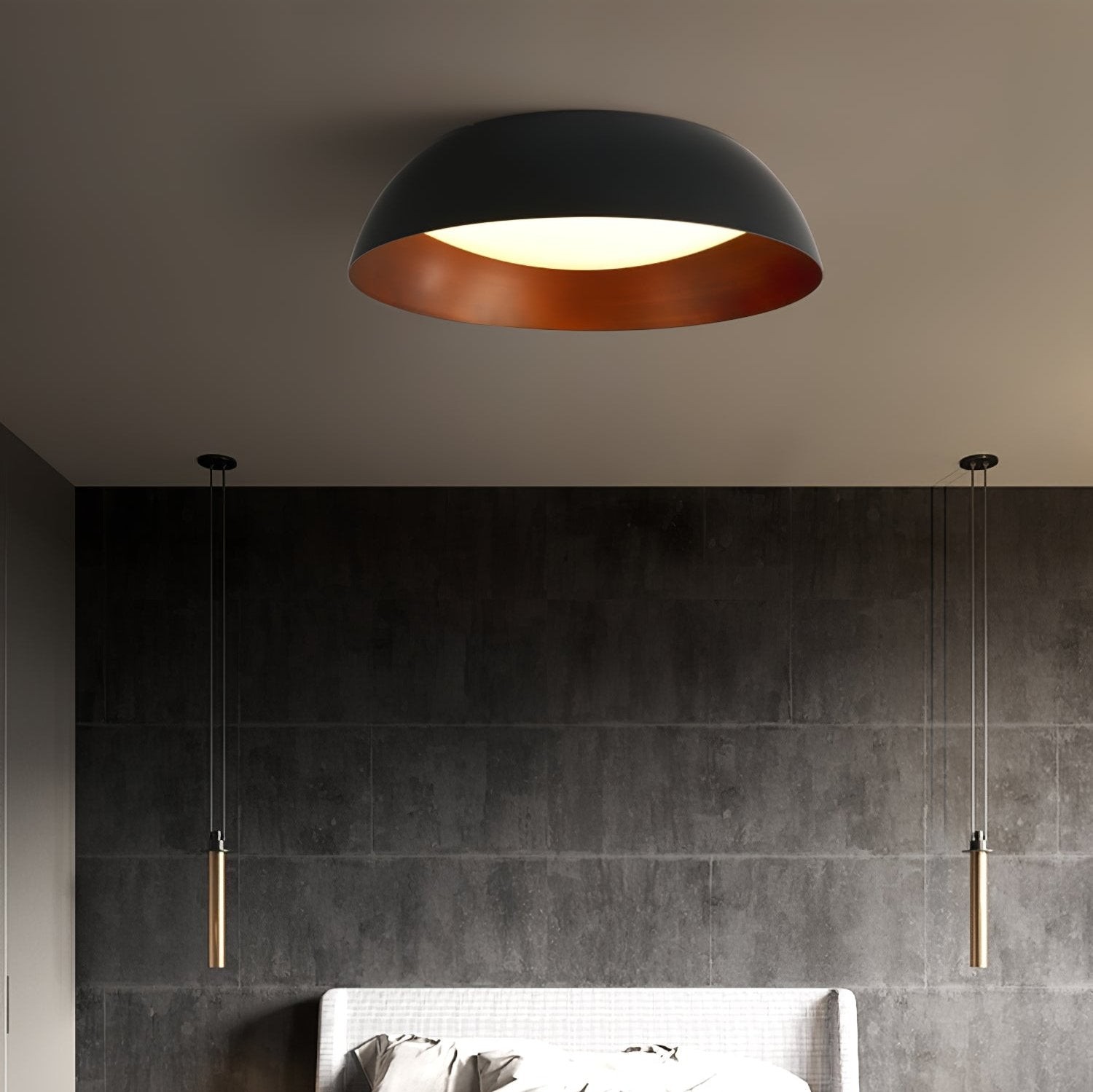 Italian Minimalist Bowl Ceiling Lamp M535