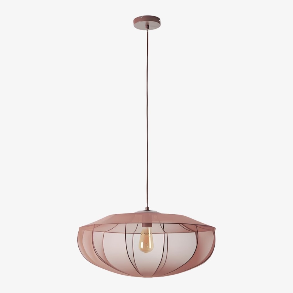 Lumifil Modern Mesh Pendant Light - Hanging Fabric Lghts are Suitable for Dining Rooms or Kitchen Islands T794