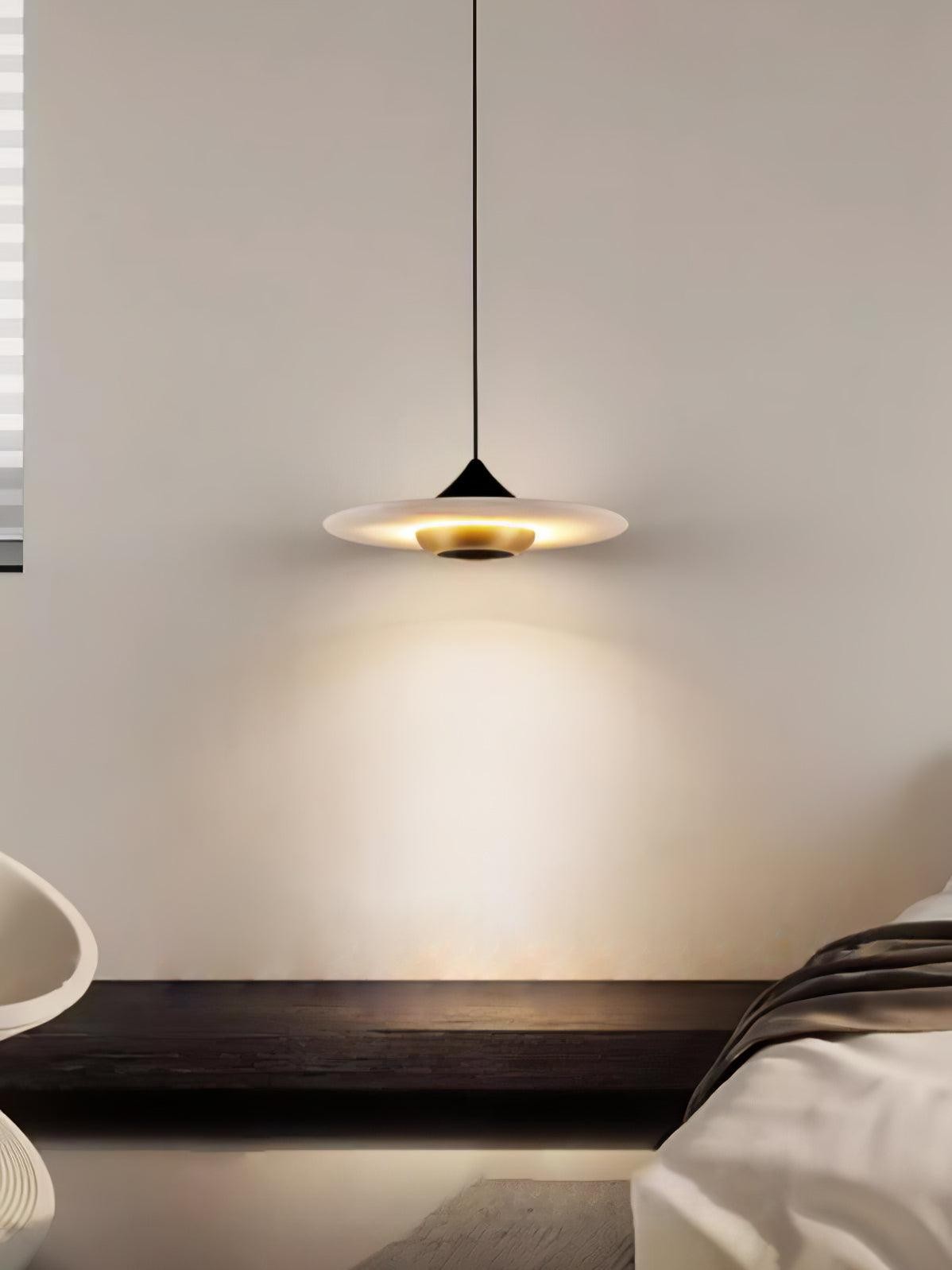 Flying Saucer Marble Pendant Lamp M455