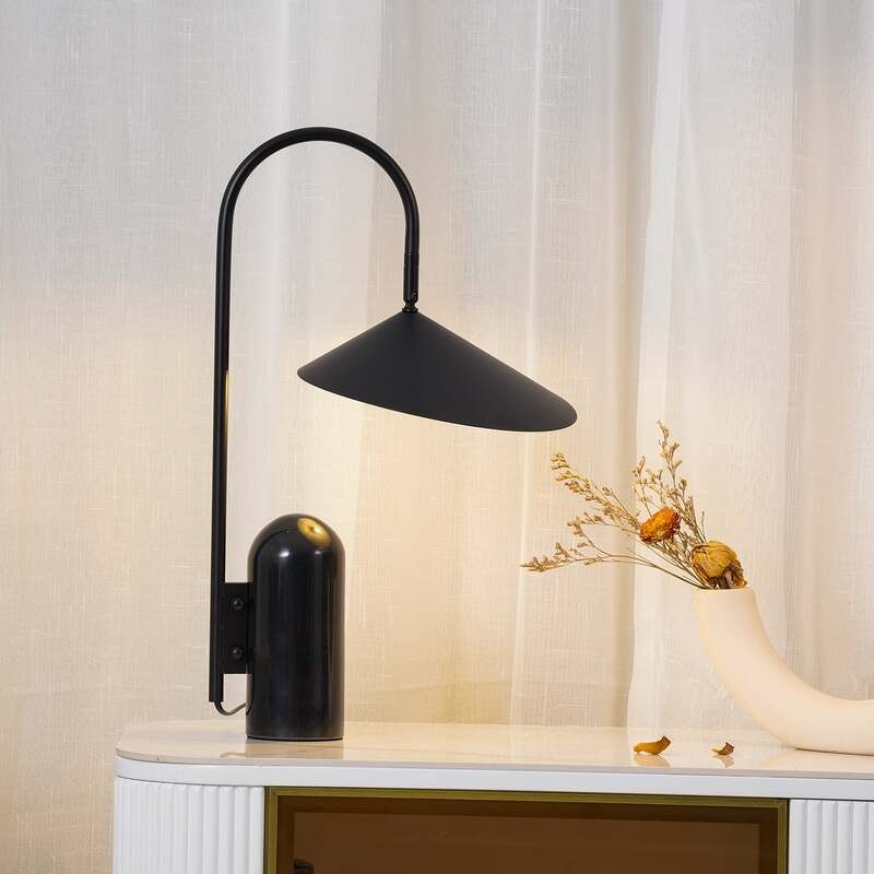 Nulavo Table Lamp - Minimalist Pivoting Lamp for Contemporary Interiors