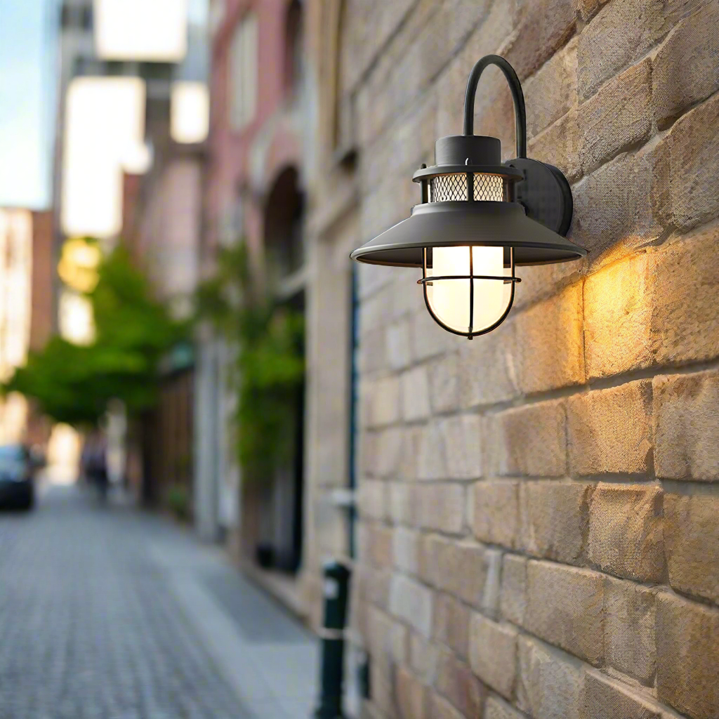 Luminous Outdoor Torch Metal Outdoor Wall Lamp T2031