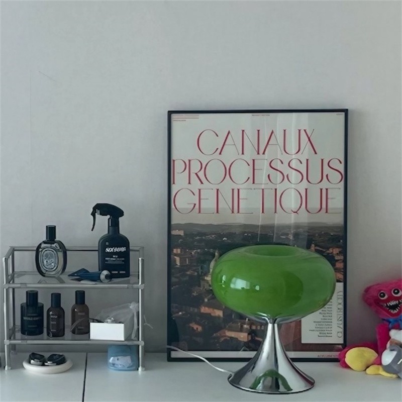 Lollora Bauhaus Apple Glass Table Lamp — Modern Desk & Bedside S171