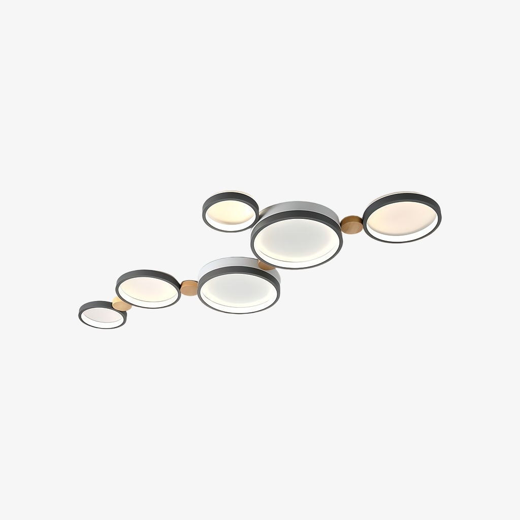 Modern LED Ceiling Lamp - Multi-Branch Design in Nordic Style for Living Room S381