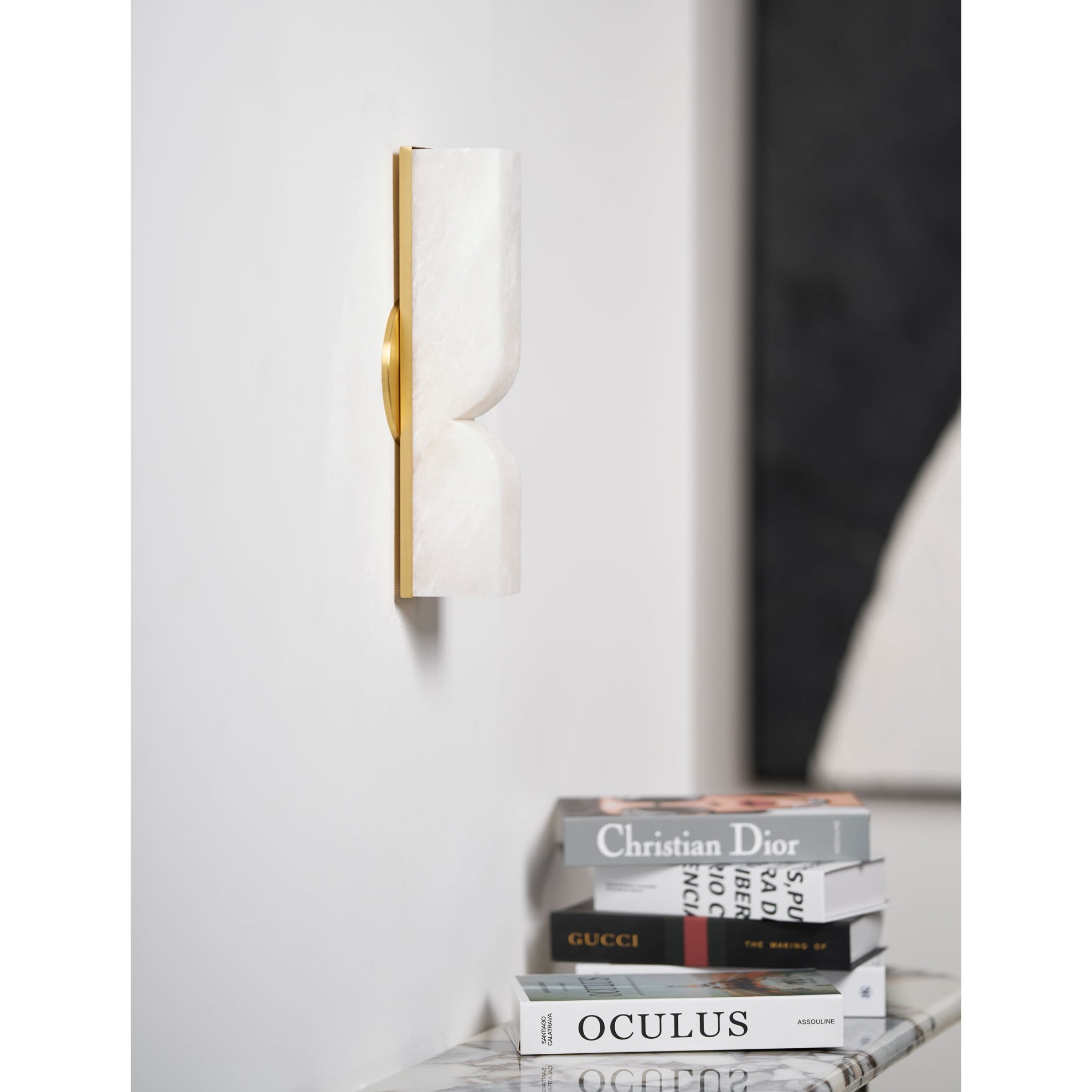 Rectangular Alabaster Wall Lamp T1863