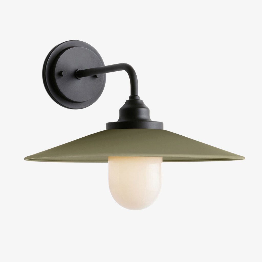 Cordax Utility-Inspired Wall Sconce - Metal and Glass for Indoor Outdoor Decor T1071