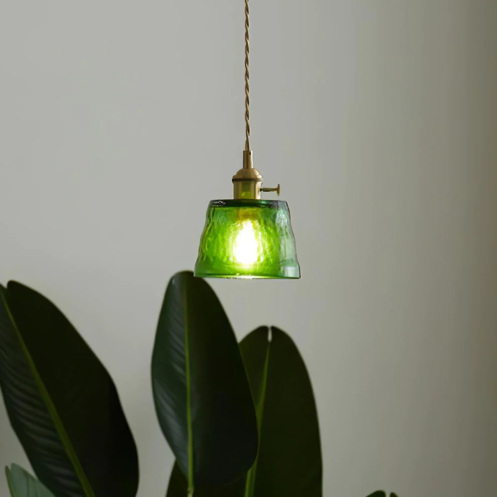 Nordic Cup Brass Glass Pendant Light S79