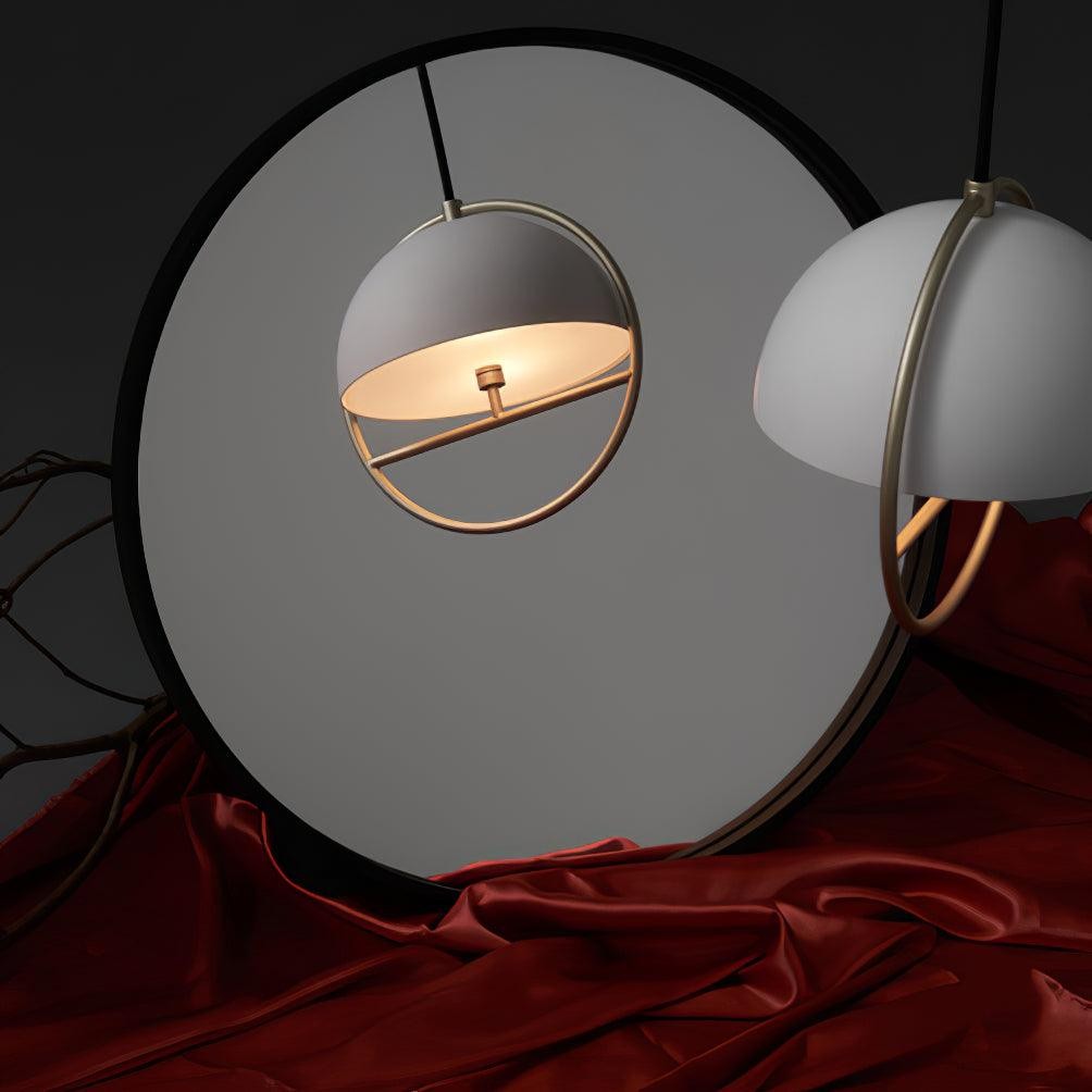 Nordic Hemispherical Ring Metal Pendant Lamp M448