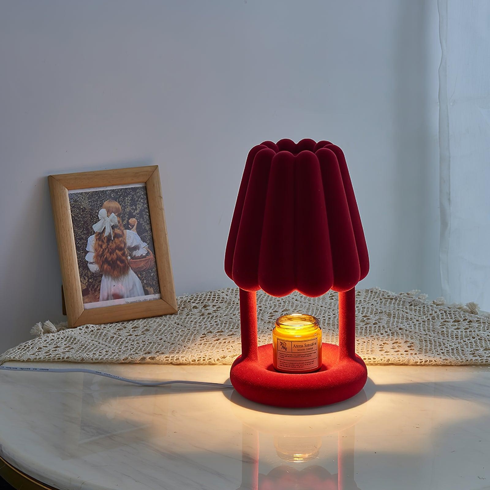 Ice Cream Flocked Resin Table Lamp M463