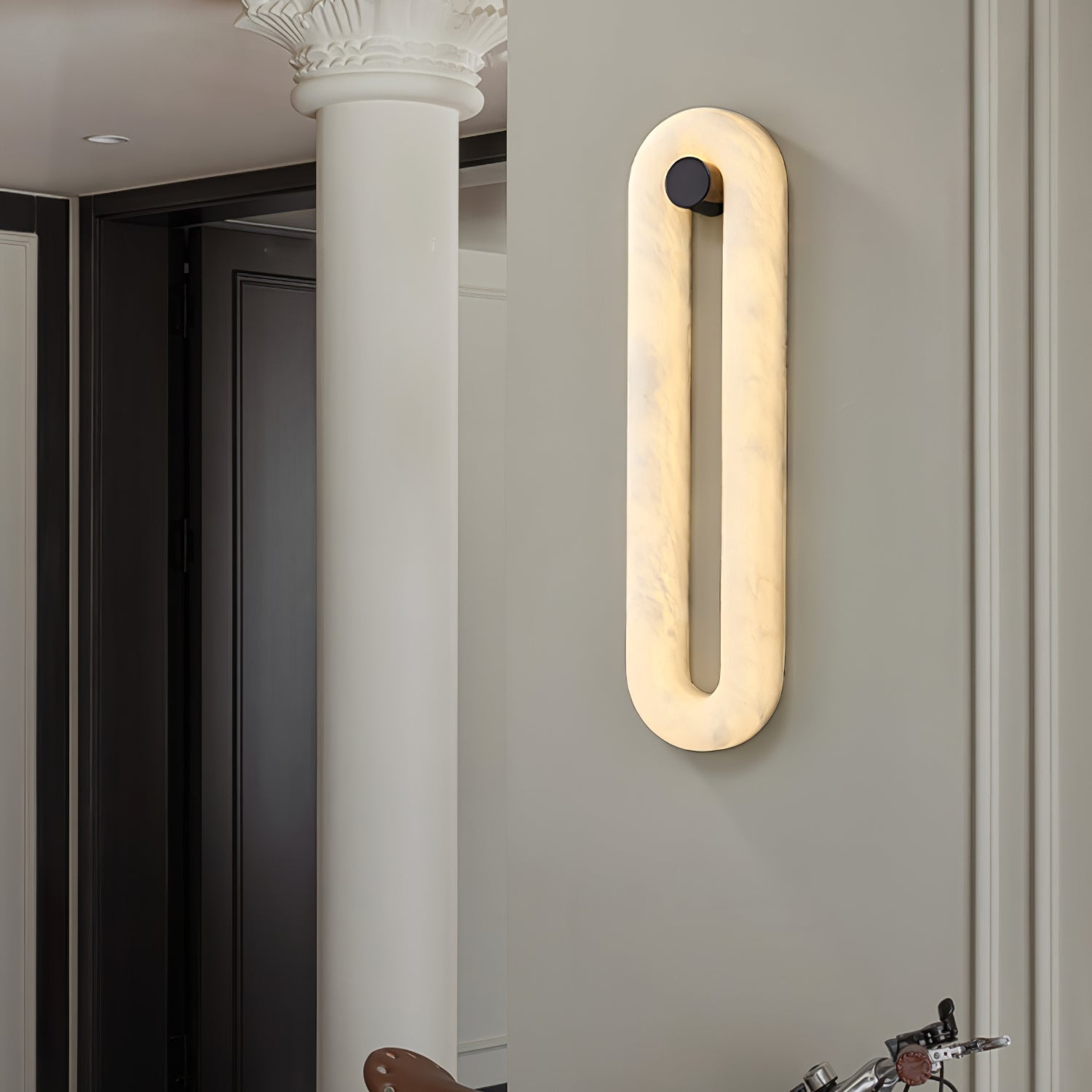 Alabaster Loop Wall Light T1618