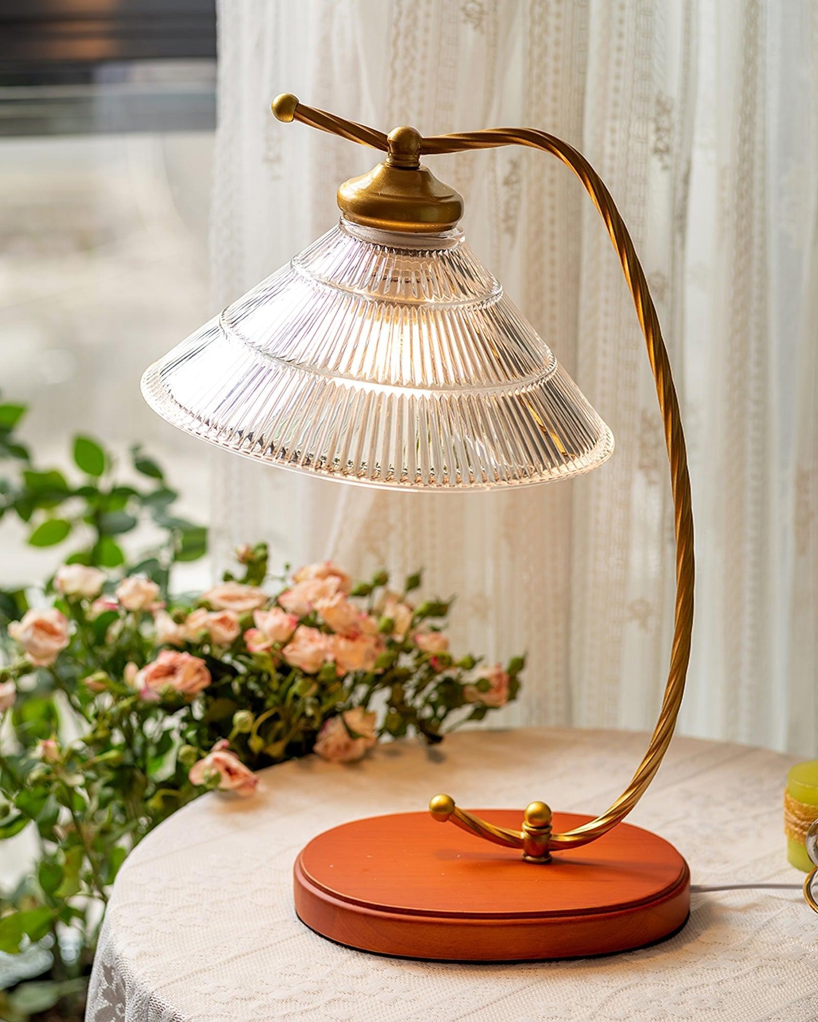 Glass Shade Vintage Reading Lamp M271