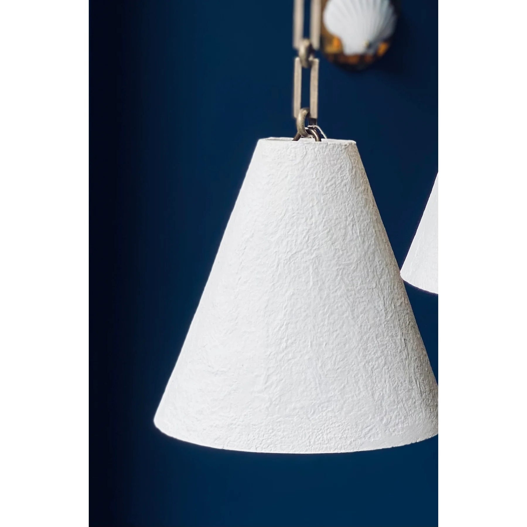 White Plaster Pendant Lamp T1865