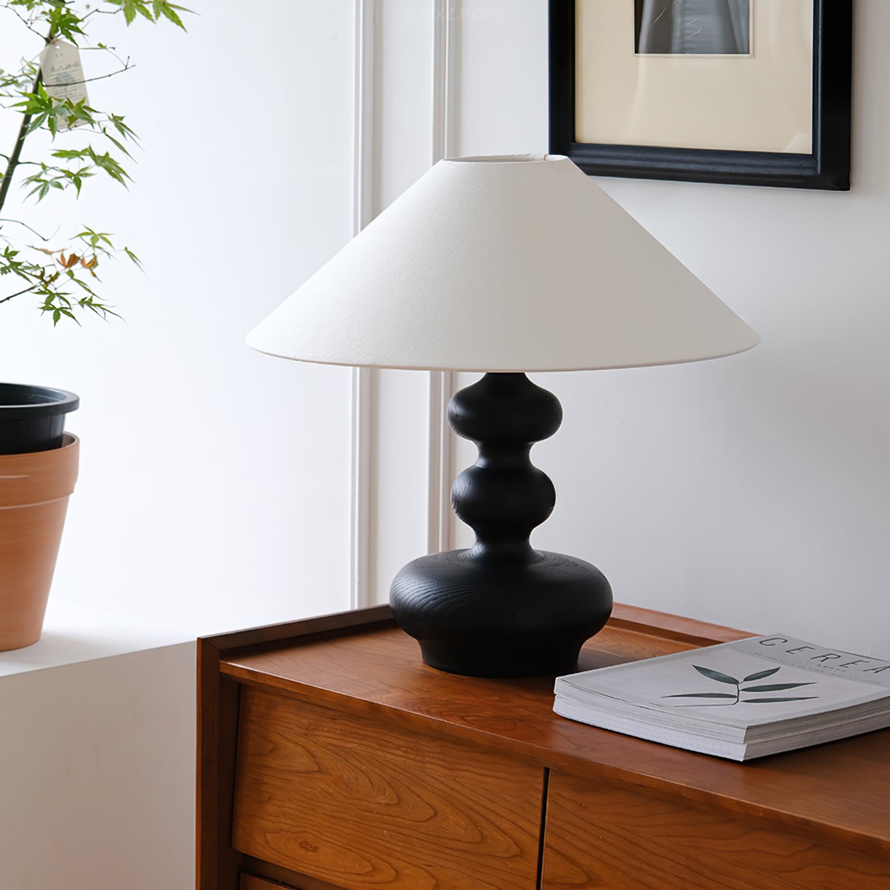 Nordic Retro Solid Wood Table Lamp M61