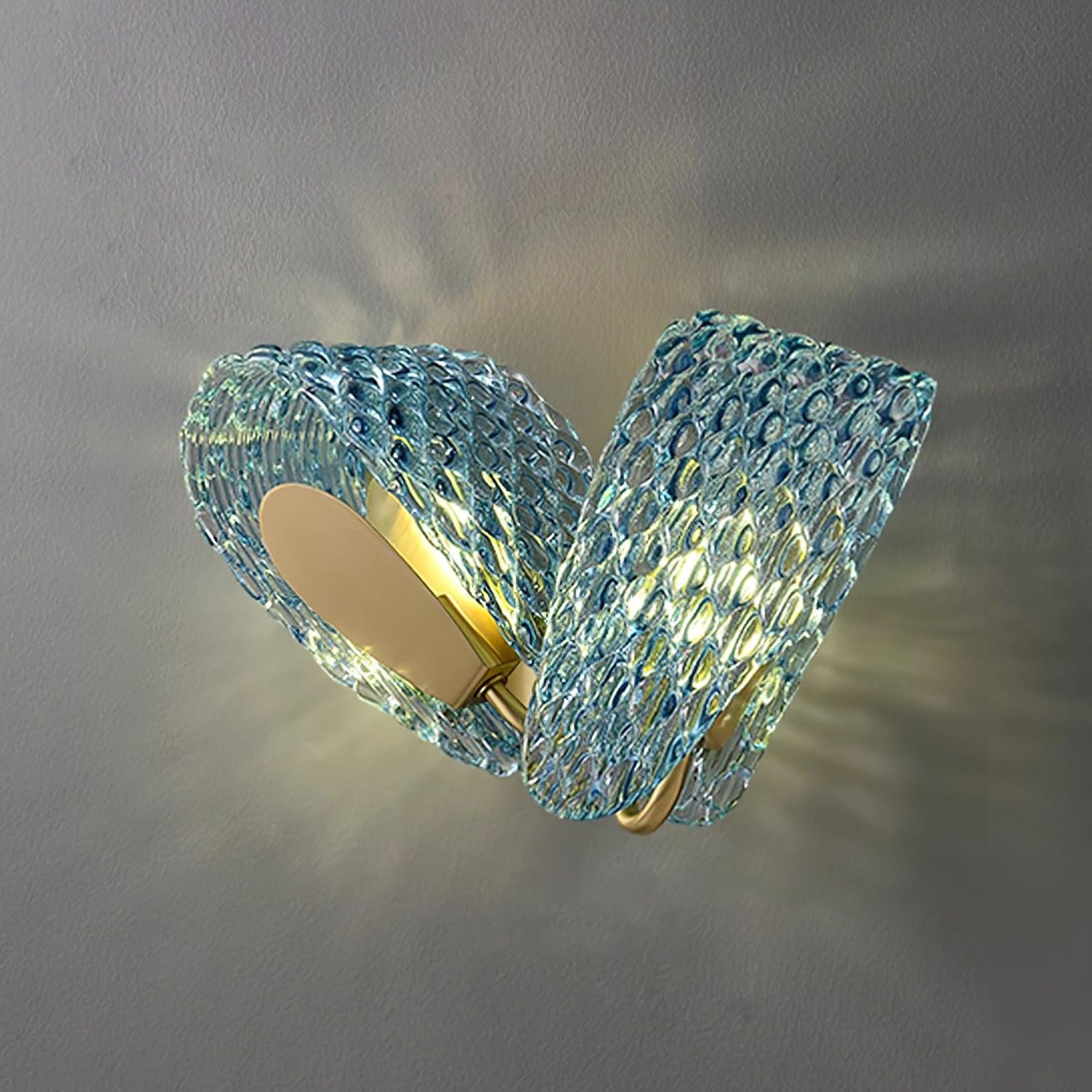 Creative Light Luxury Blue Ribbon Wall Lamp M182