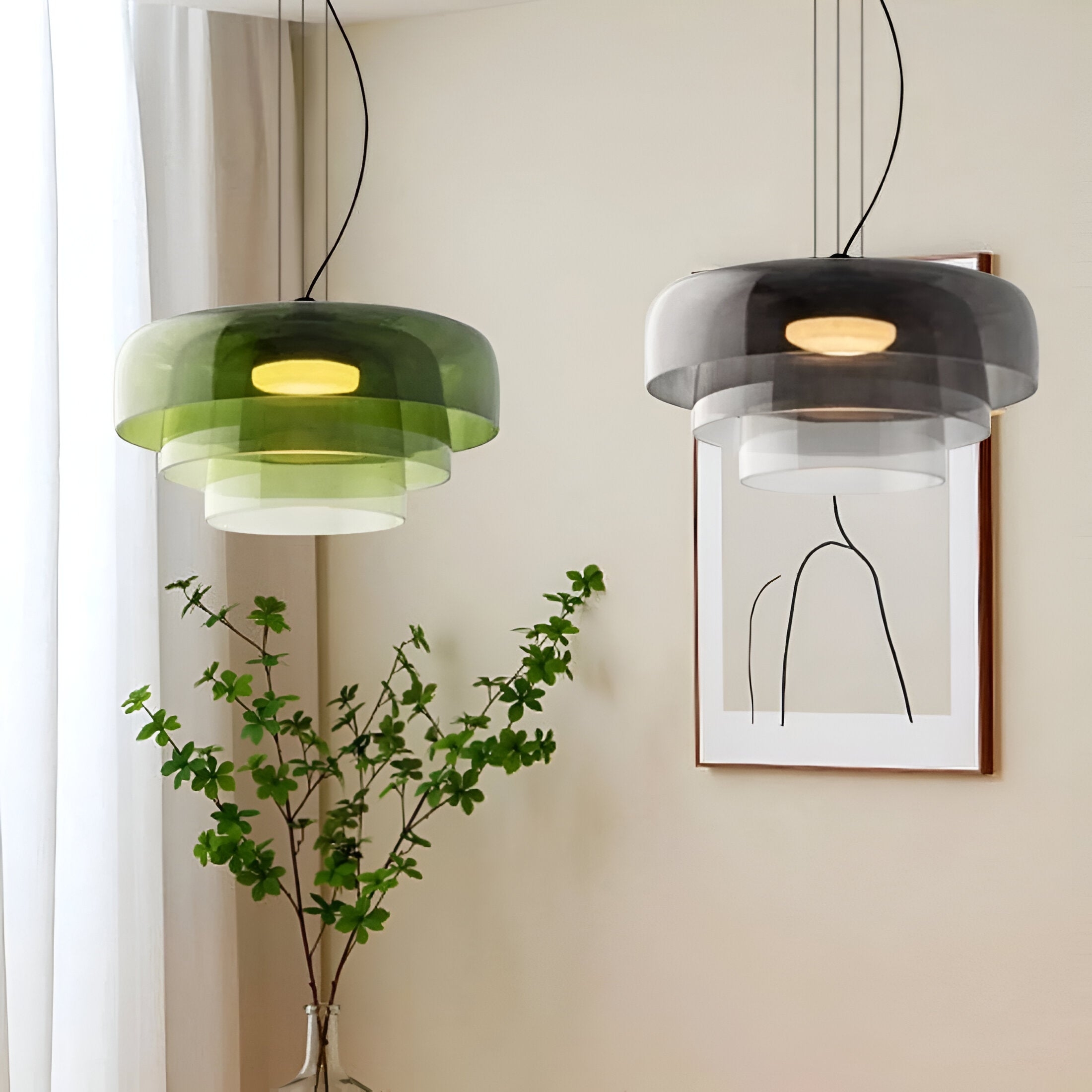 Nordic Celestial Glass Pendant Light T2132