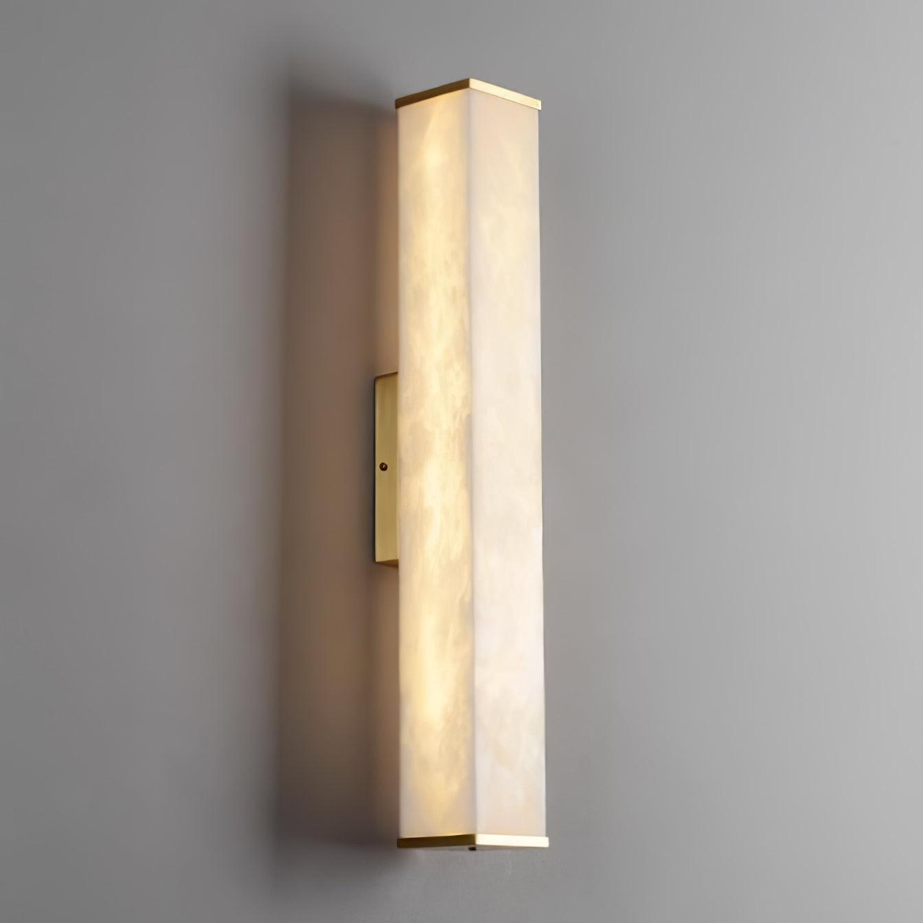 Cuboid Alabaster Wall Light T1622