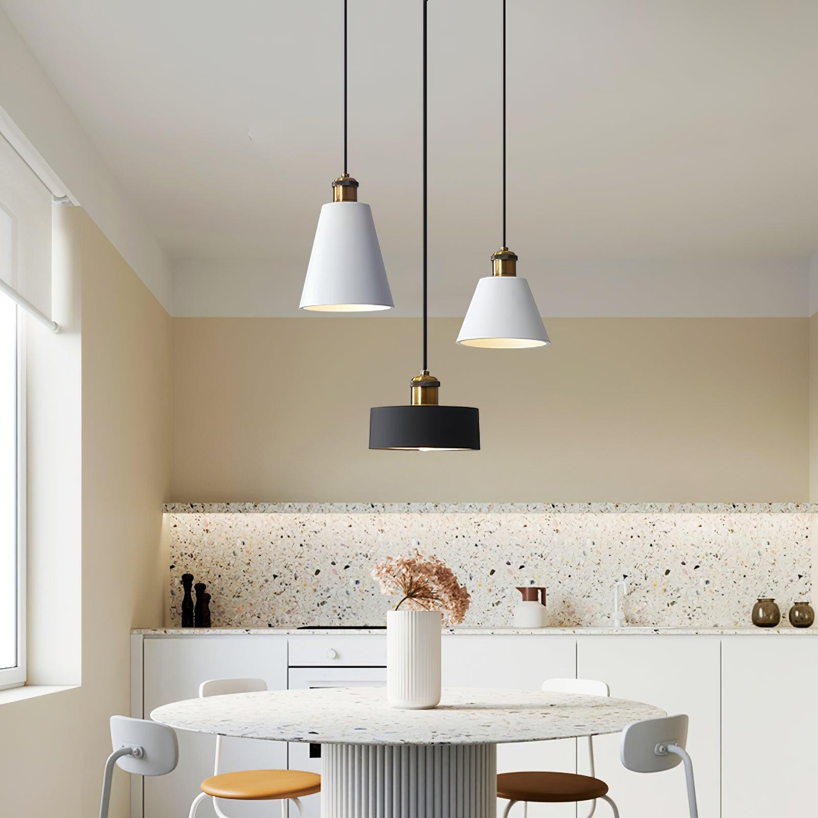 Modern Resin Geometric Pendant Lamp M326