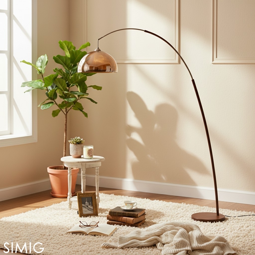 Afterglow Sunset Modern Floor Lamp Clean Lines - Bedroom Living Room T579