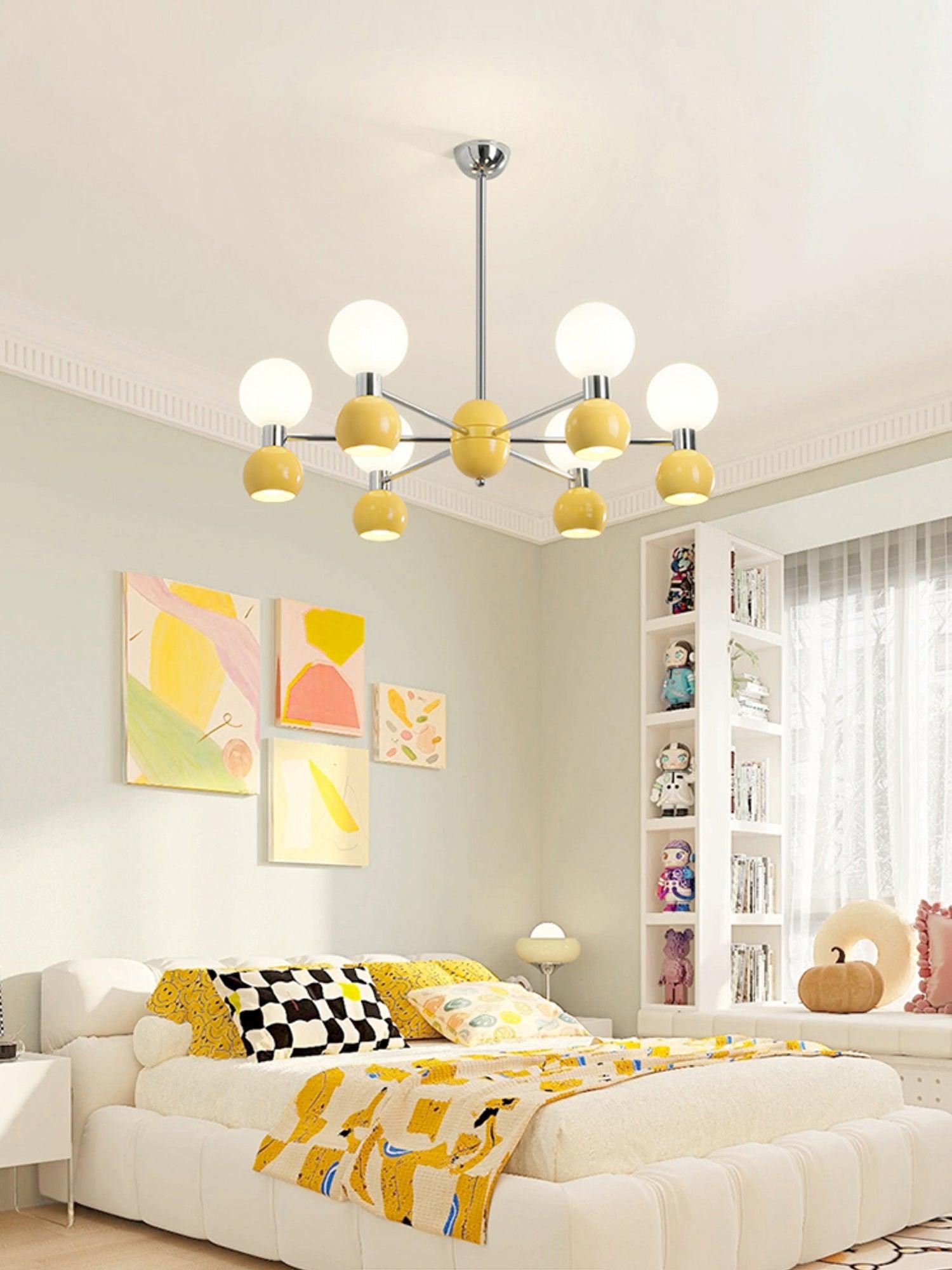 Modern Minimalist Multiple Head Metal Chandelier M212