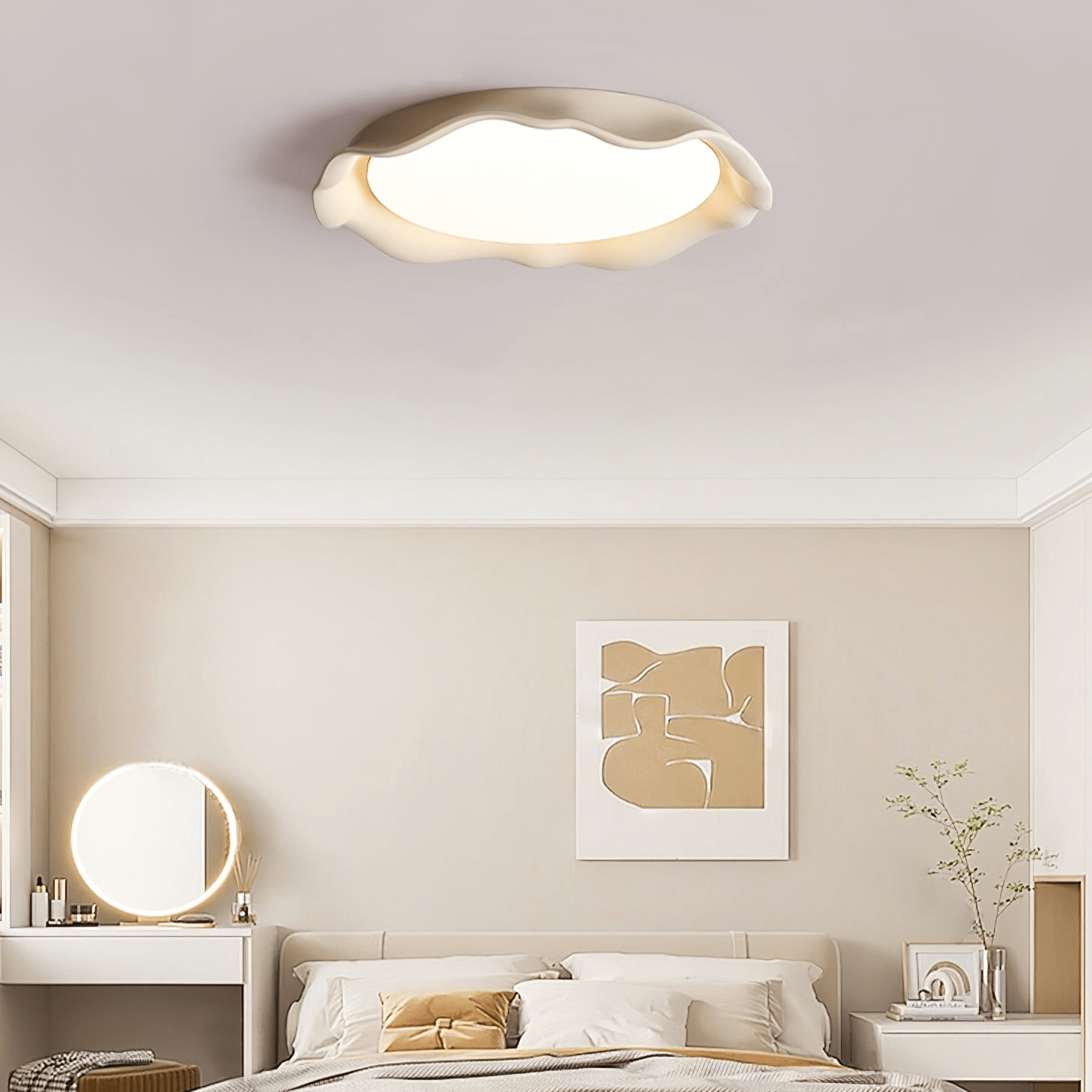Aera Microcement Ceiling Light T1604