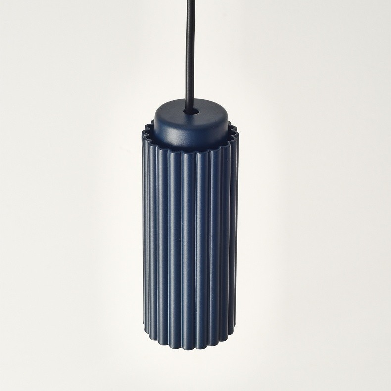 Nordic Cylinder Pendant Light – Textured Minimalist Ambient Lighting S238