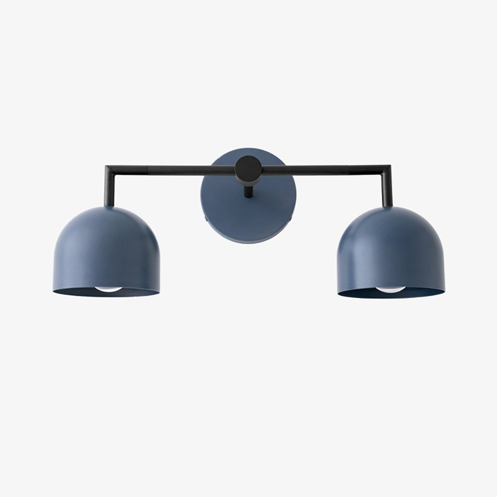 Metio Dome Farmhouse Wall Lamp - Metal Bathroom Mirror Sconce Light T450