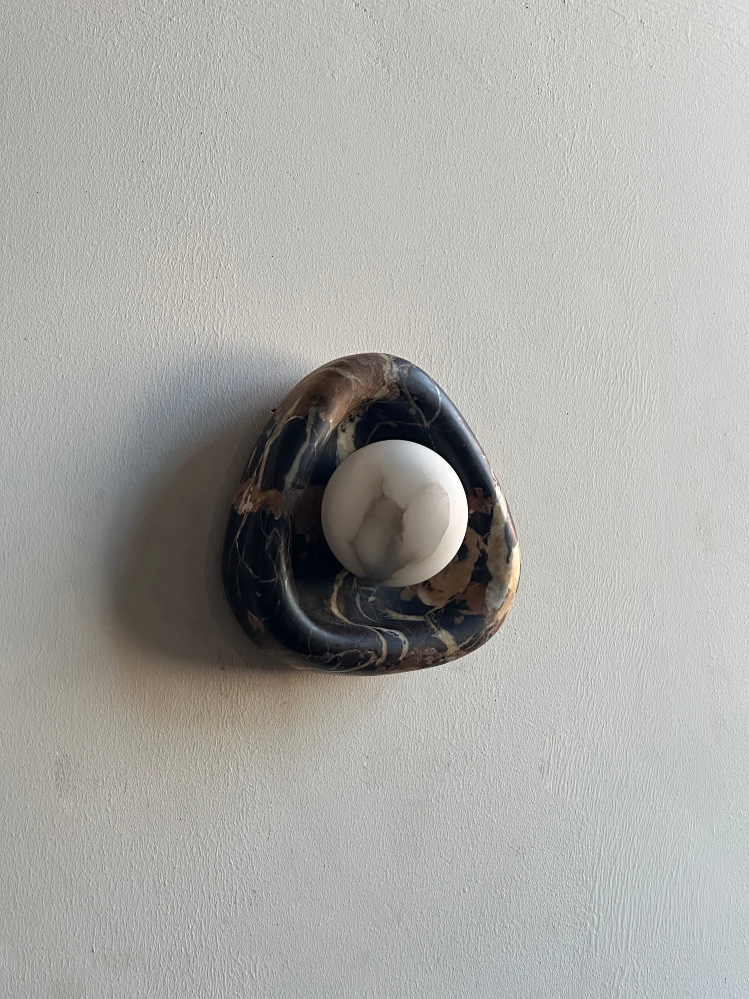 Black Pearl Marble Wall Lamp T1875