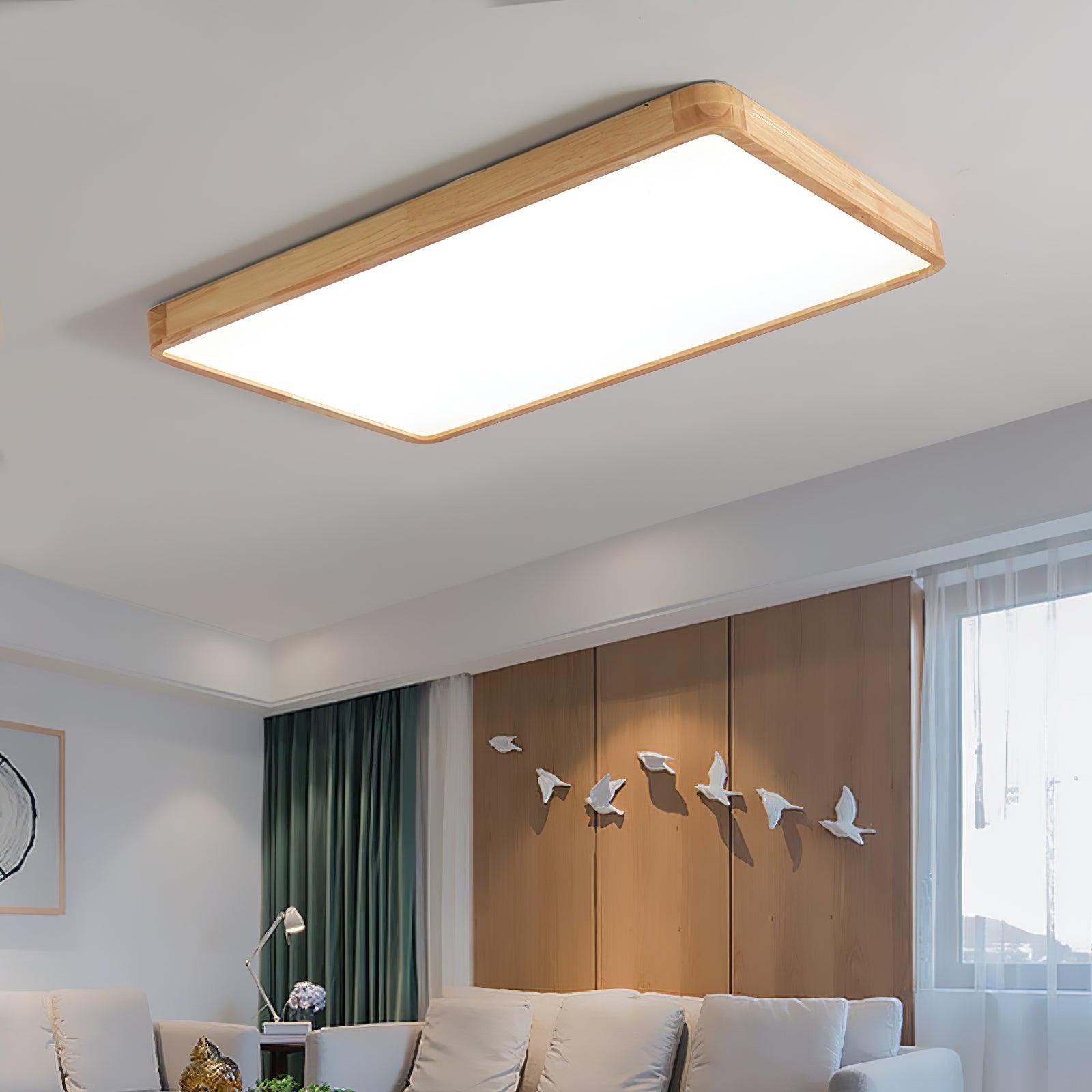 Wooden Geometric Ceiling Light M194