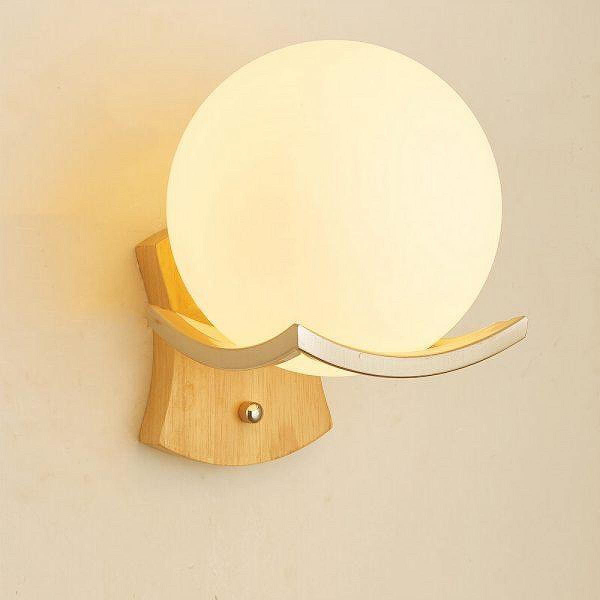 Indoor Modern Wooden Wall Lamp
