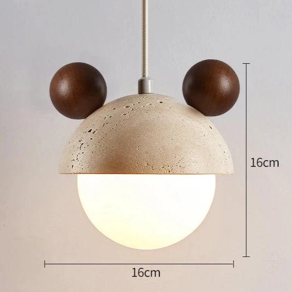 Travertine Micky Pendant Light T2154
