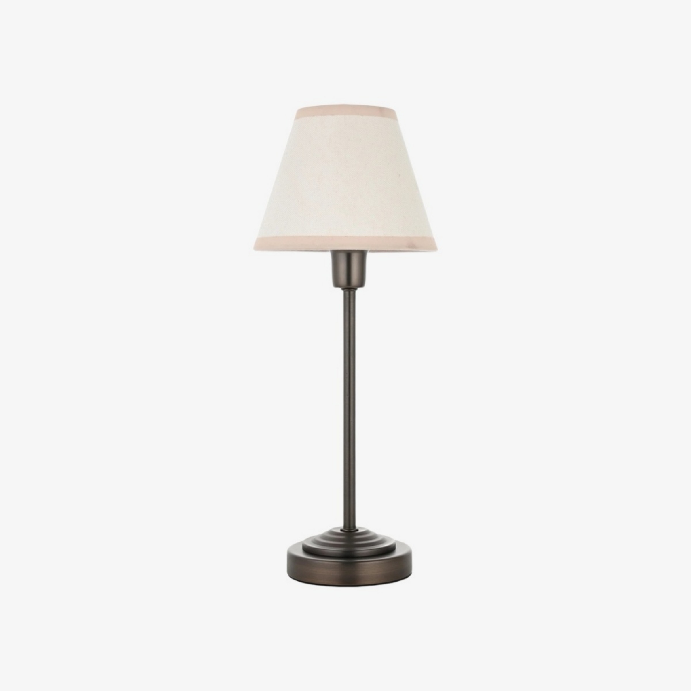 Bronzuno Textured Fabric Desk Lamp - Modern Metal Base Lighting for Offices or Lounges T927