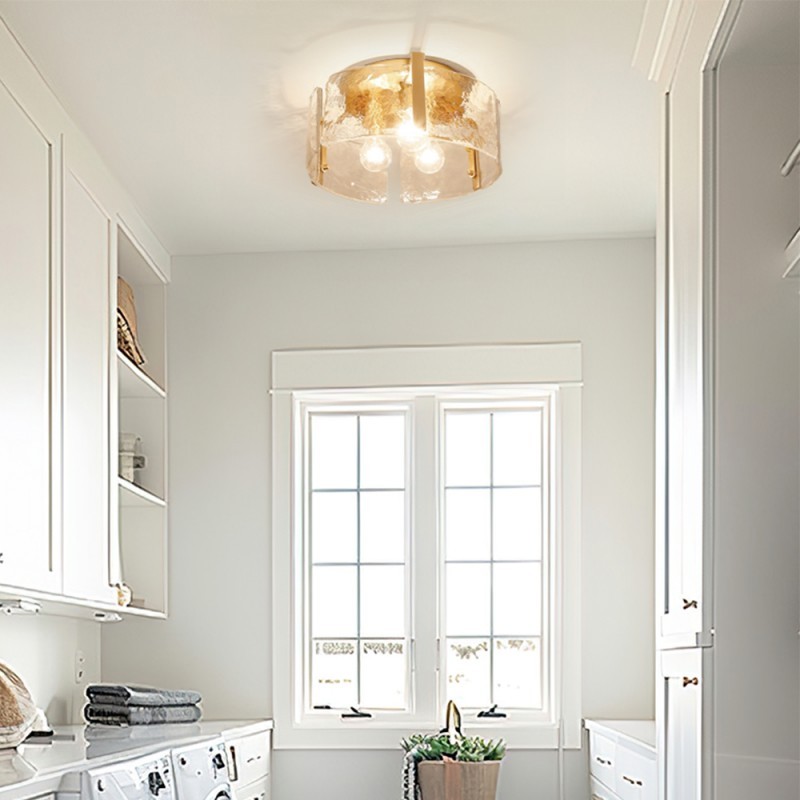 Nordic Light Luxury Flush Mount Ceiling Lamp for Living Room G27