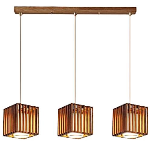 CUBIC Wooden Pendant Light