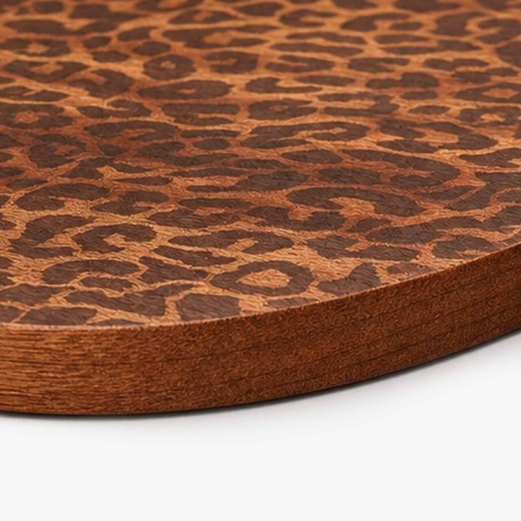 Lepwood Round and Square Leopard Board – For Entertaining Guests T1163